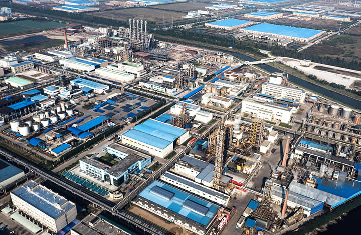 Aerial View of factory